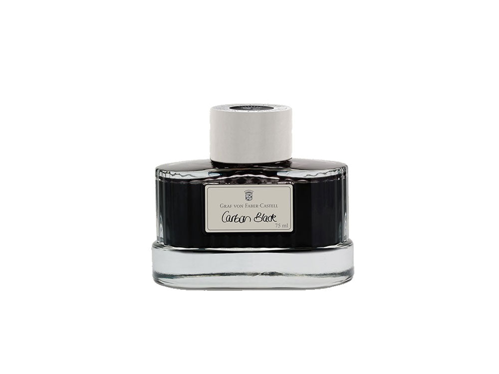 Encrier Graf von Faber-Castell Noir Carbone, 75ml