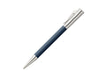 Stylo bille Graf von Faber-Castell Tamitio, Métal, Cannelé, Marine Bleu, 141583