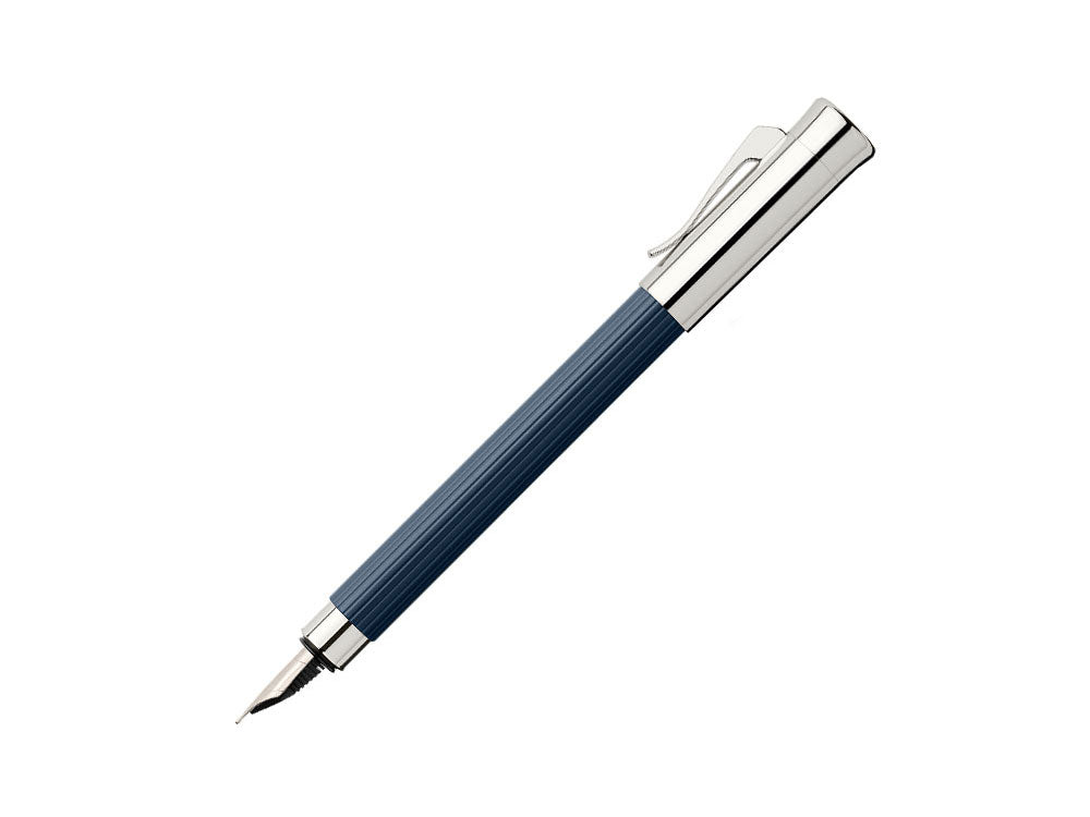 Stylo Plume Graf von Faber-Castell Tamitio, Cannelé, Marine Bleu, 141710
