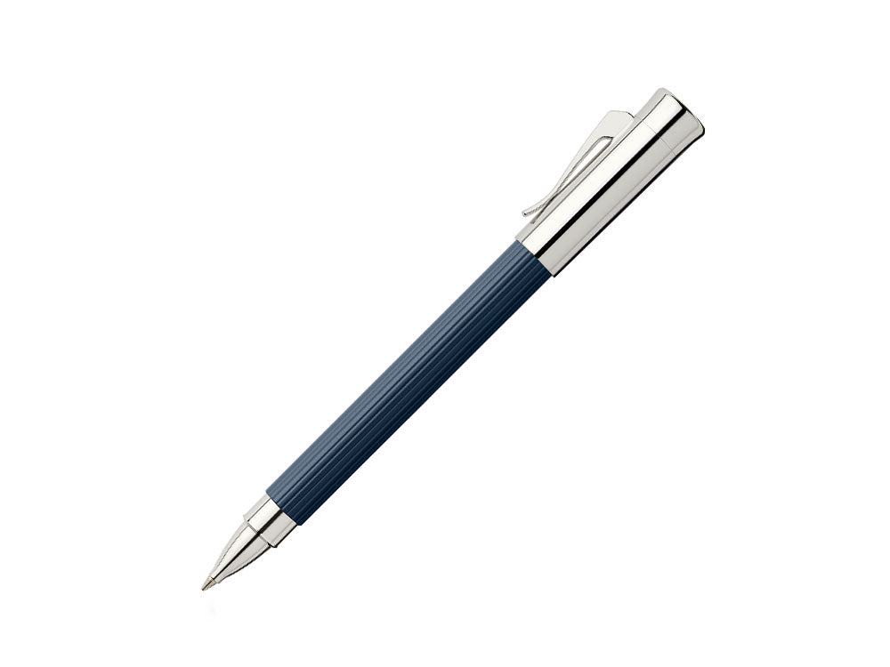 Roller Graf von Faber-Castell Tamitio, Métal, Cannelé, Marine Bleu, 141573