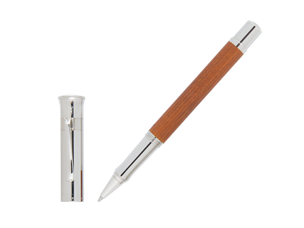 Roller Graf von Faber-Castell Classic, Bois de Pernambouc, Platine,145510