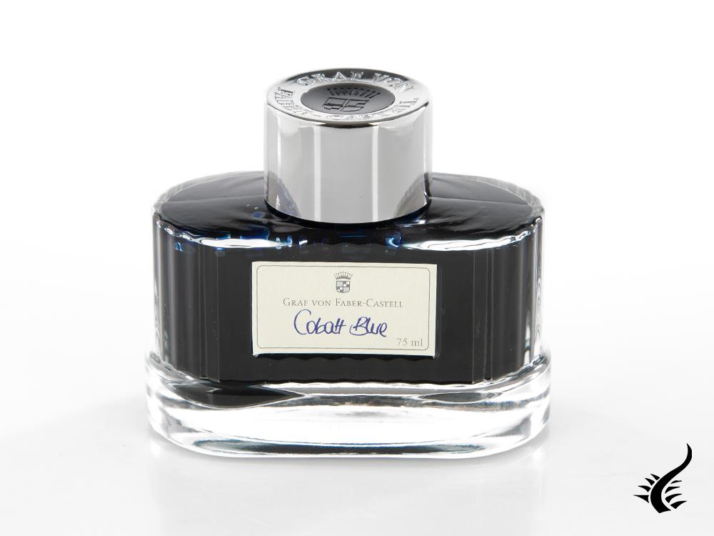 Encrier Graf von Faber-Castell, Bleu Cobalt, 75ml