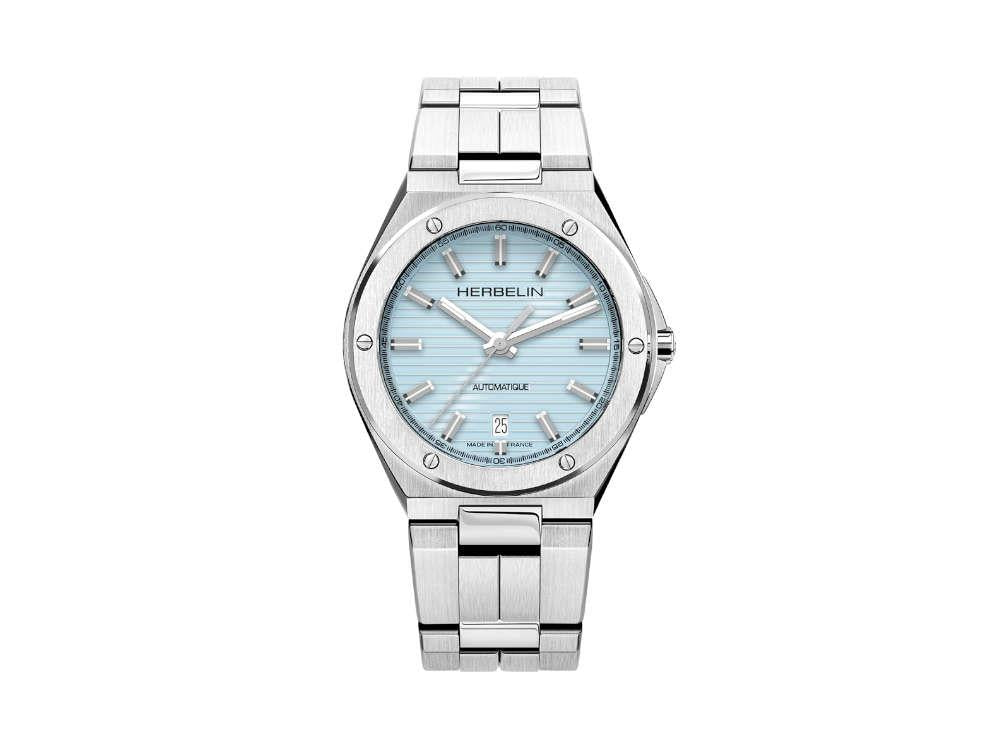Montre Automatique Herbelin Cap Camarat, Acier Inoxydable, Bleu, 40.5mm, 1645B25