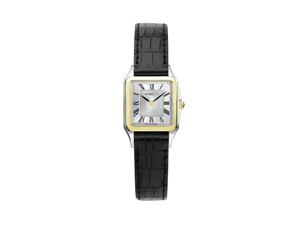 Montre à Quartz Herbelin Luna, Acier Inoxydable 316L, Blanc, 24 mm, 17457T01
