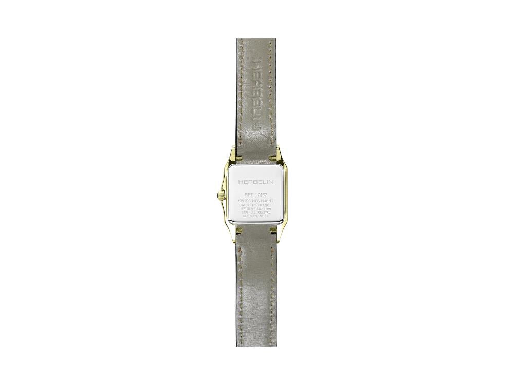 Montre à Quartz Herbelin Luna, Acier Inoxydable 316L, Blanc, 24 mm, 17457T01