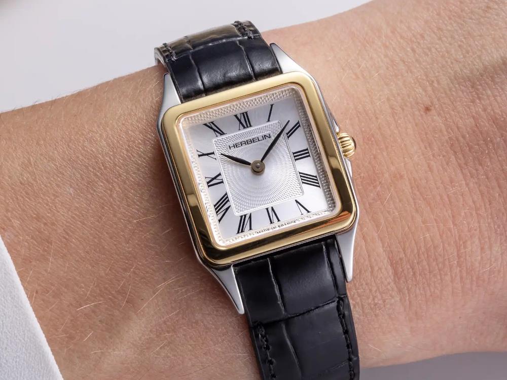 Montre à Quartz Herbelin Luna, Acier Inoxydable 316L, Blanc, 24 mm, 17457T01