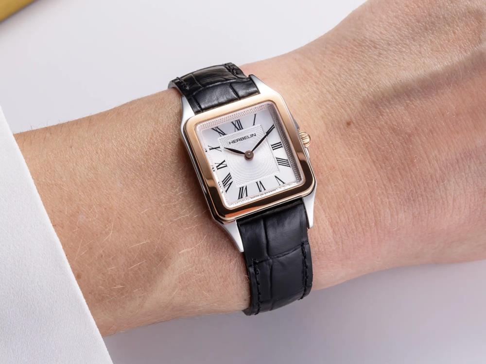 Montre à Quartz Herbelin Luna, Acier Inoxydable 316L, Blanc, 24 mm, 17457TR01