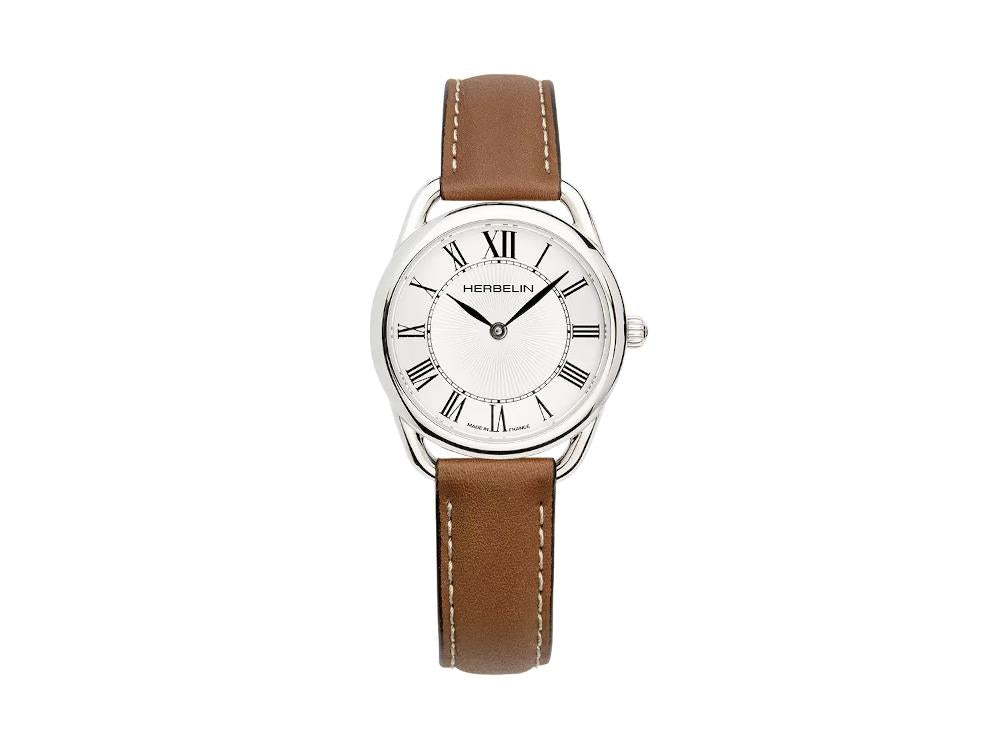 Montre à Quartz Herbelin Equinoxe, Acier Inoxydable 316L, Blanc 7497AP08GD