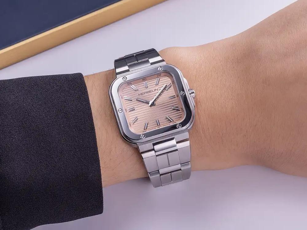 Montre à Quartz Herbelin Cap Camarat, champagne, 30 mm, 17546B18