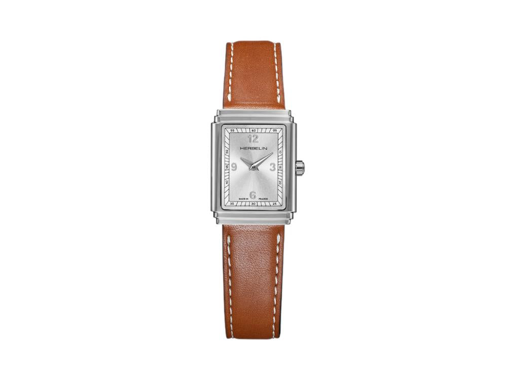 Montre à Quartz Herbelin Art Déco, Argent, 29,5 mm, 17577AP22GD