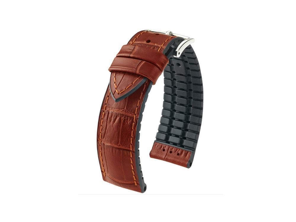Bracelet Hirsch Performance Collection Paul, Brun Or, 18 mm, 0925028070-2-18