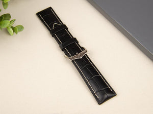Bracelet Hirsch Performance Collection George, Noir, 22 mm, 0925128050-2-22