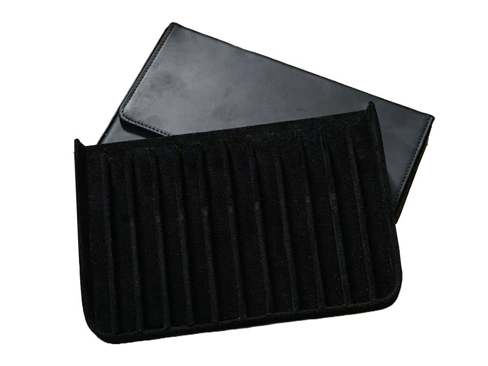 Étui à stylos Iguana Noir, 12 Pièces d'écriture