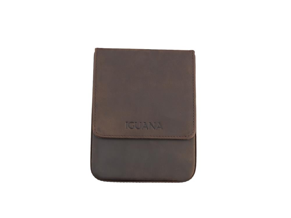 Étui à stylos Iguana Marron 6, PEN-CASE-BROWN-6