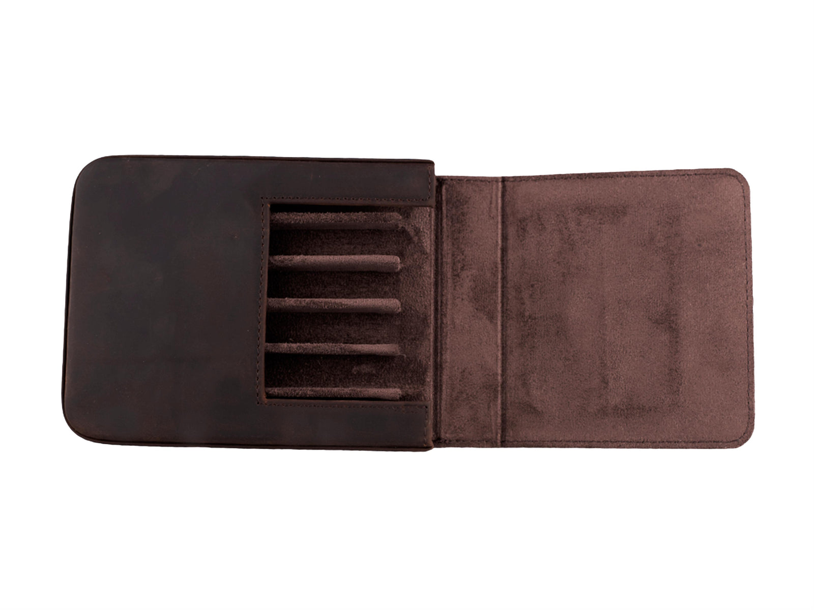 Étui à stylos Iguana Marron 6, PEN-CASE-BROWN-6