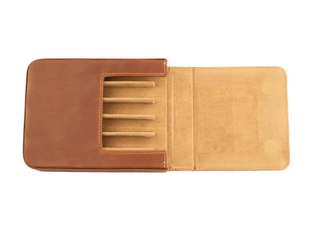 Étui à stylos Iguana Camel 6, PEN-CASE-CAMEL-6