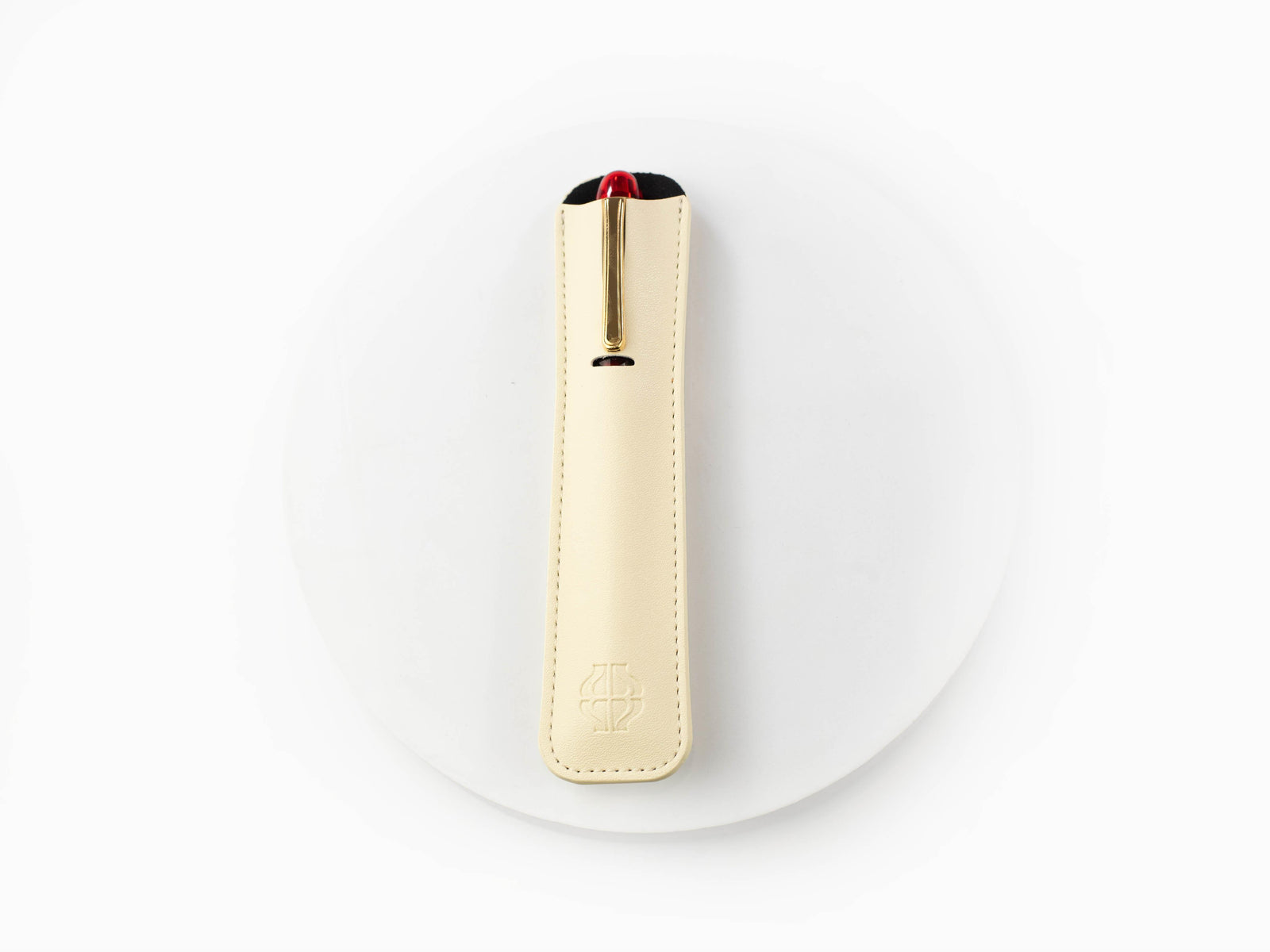 Étui d’écriture Iguana Light Cream