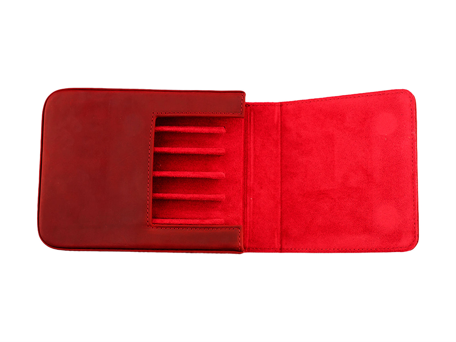 Étui à stylos Iguana Rouge 6, PEN-CASE-RED-6