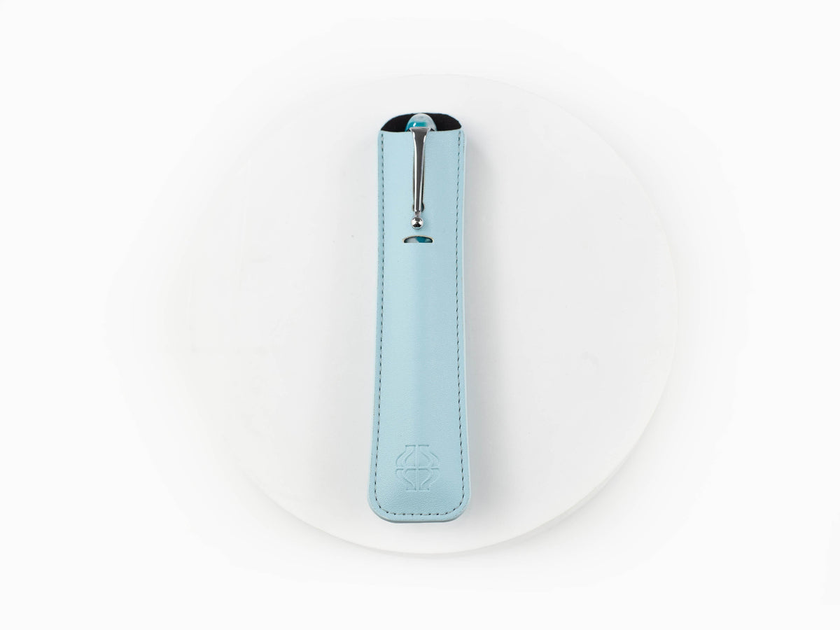 Étui d’écriture Iguana Seafoam Green