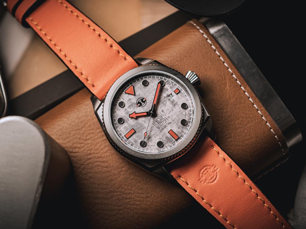 Montre Automatique Indie Watch Zillertal, Gris, 40 mm, 163X