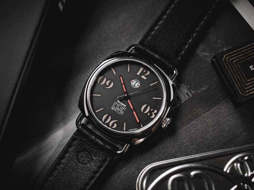 Montre Automatique Indie Watch Zermatt, Noir, 44 mm, 31B