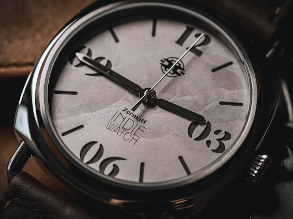 Montre Automatique Indie Watch Zermatt, Blanc, 44 mm, 31G