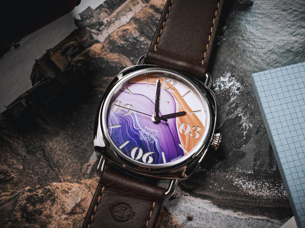 Montre Automatique Indie Watch Zermatt, Rosa, 44 mm, 31P