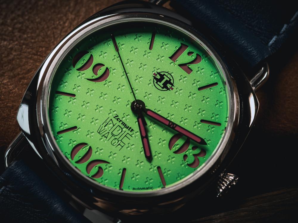 Montre Automatique Indie Watch Zermatt, Vert, 44 mm, 31T
