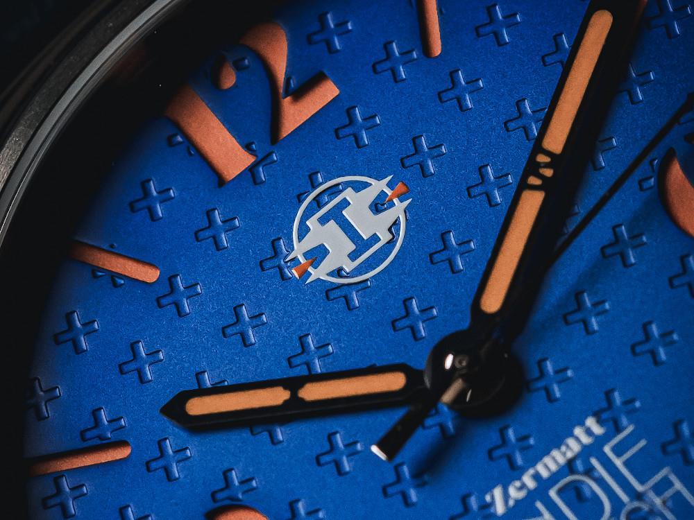Montre Automatique Indie Watch Zermatt, Bleu, 44 mm, 31Z