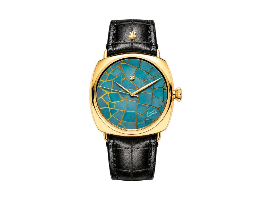Montre Automatique Indie Watch Trencadís Aguamarina, 44 mm, TRDISAGM01