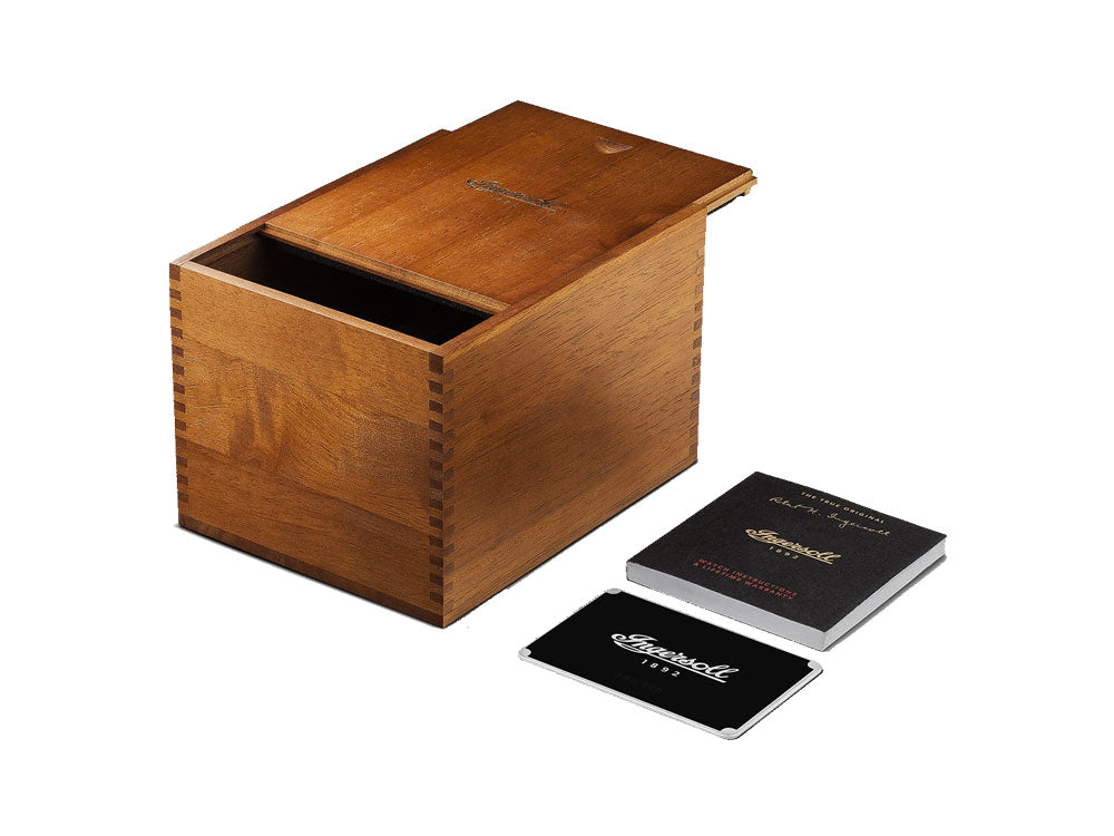 Montre à Quartz Ingersoll Trenton, 44 mm, Noir, Chronographe, I03502