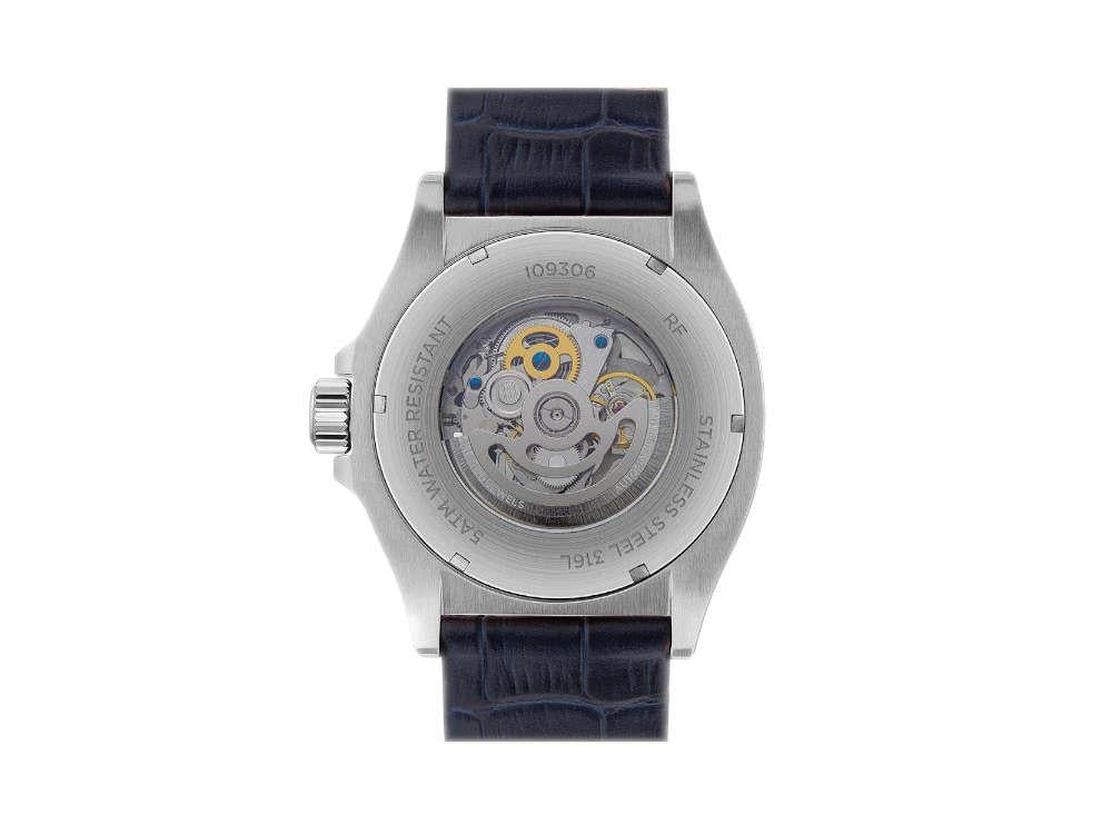 Montre Automatique Ingersoll 1892 Orville, 46 mm, Bleu, Bracelet en cuir, I09306