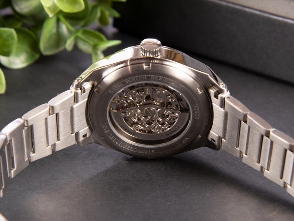 Montre Automatique Ingersoll Shelby, Acier Inoxydable 316L, 44 mm, Bleu, I10902