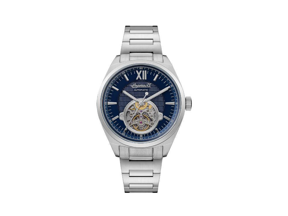 Montre Automatique Ingersoll Shelby, Acier Inoxydable 316L, 44 mm, Bleu, I10902