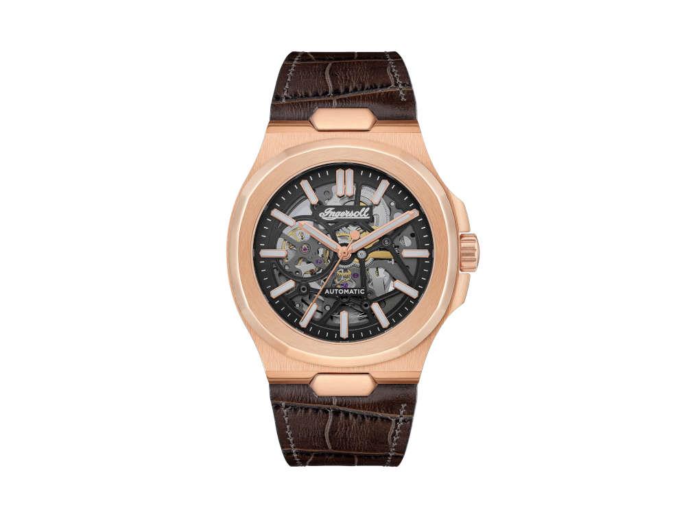 Montre Automatique Ingersoll 1892 Catalina, 42mm, Noir, Bracelet en cuir, I12505