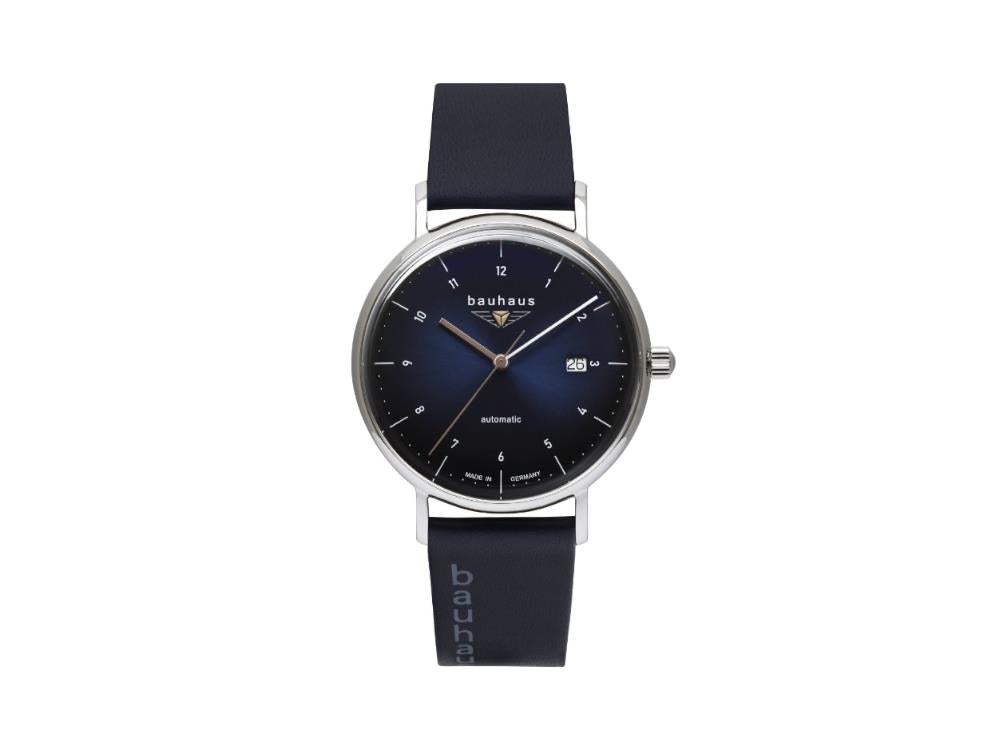 Montre Automatique Bauhaus, Bleu, 41 mm, Jour, 2152-3