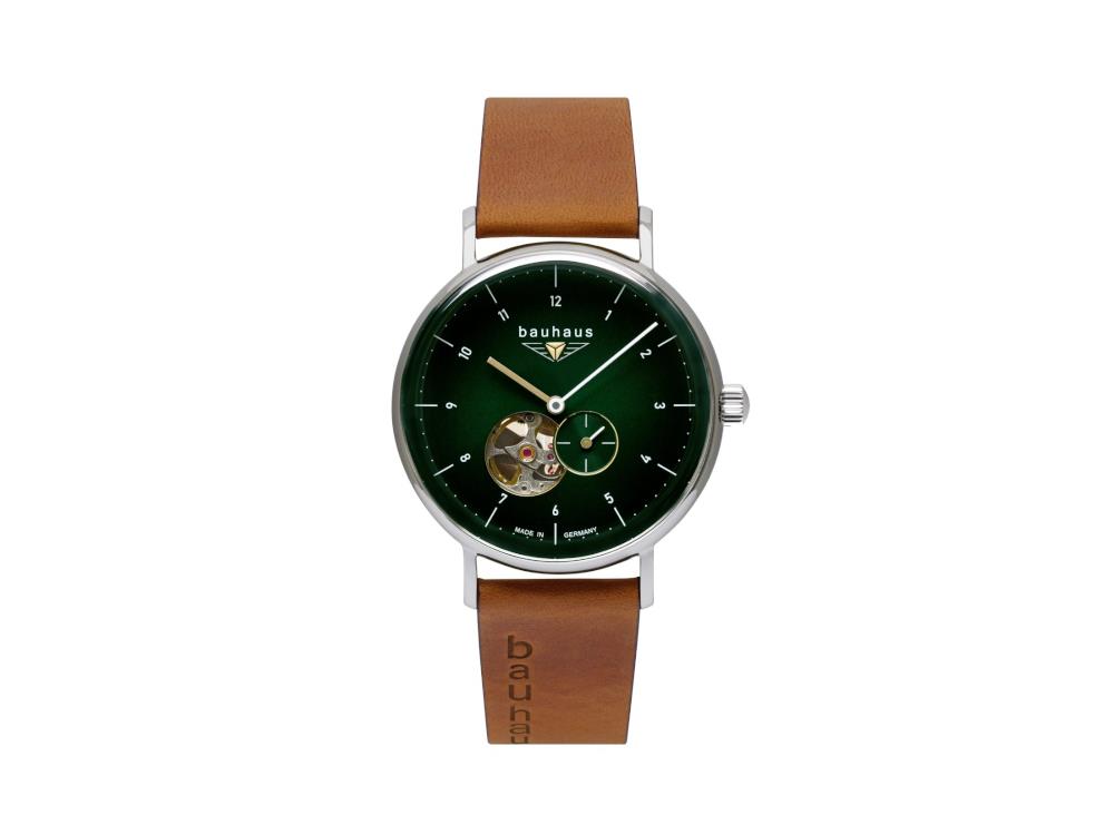 Montre Automatique Bauhaus, Vert, 41 mm, 2166-4
