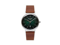Montre à Quartz Bauhaus, Vert, 41 mm, Jour, 2140-4