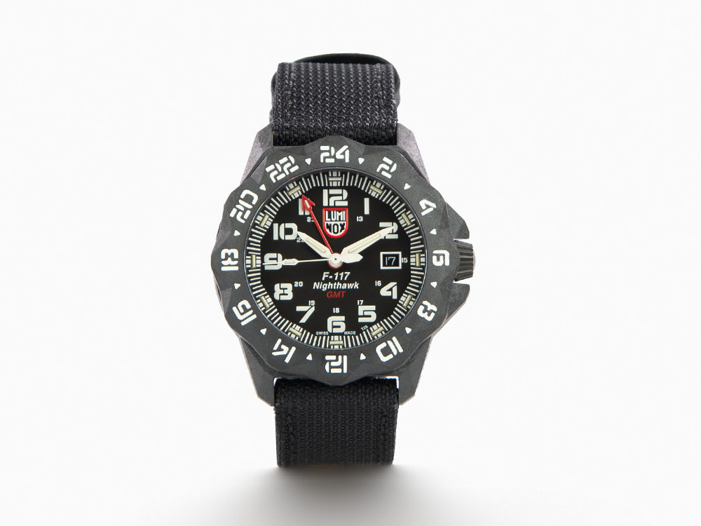 Montre à Quartz Luminox Air F-117 Nighthawk, Noir, 44 mm, 20atm, XA.6441