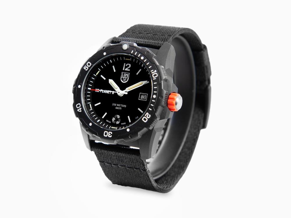 Montre à Quartz Luminox Bear Grylls No Planet B, Noir, 42 mm, XB.3722.ECO