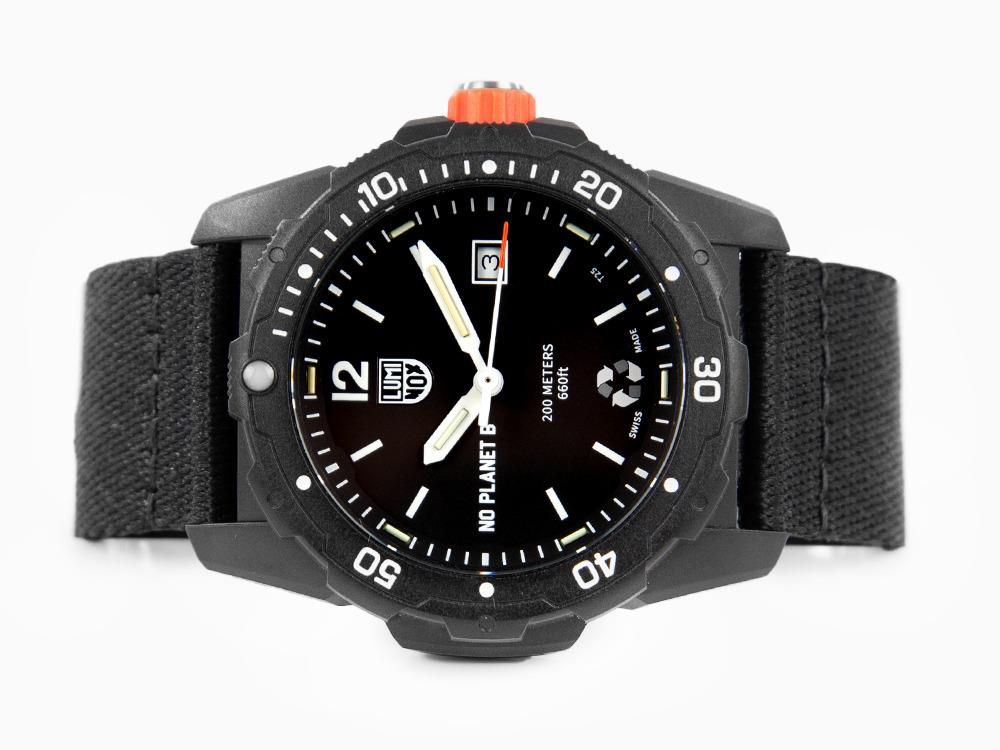 Montre à Quartz Luminox Bear Grylls No Planet B, Noir, 42 mm, XB.3722.ECO