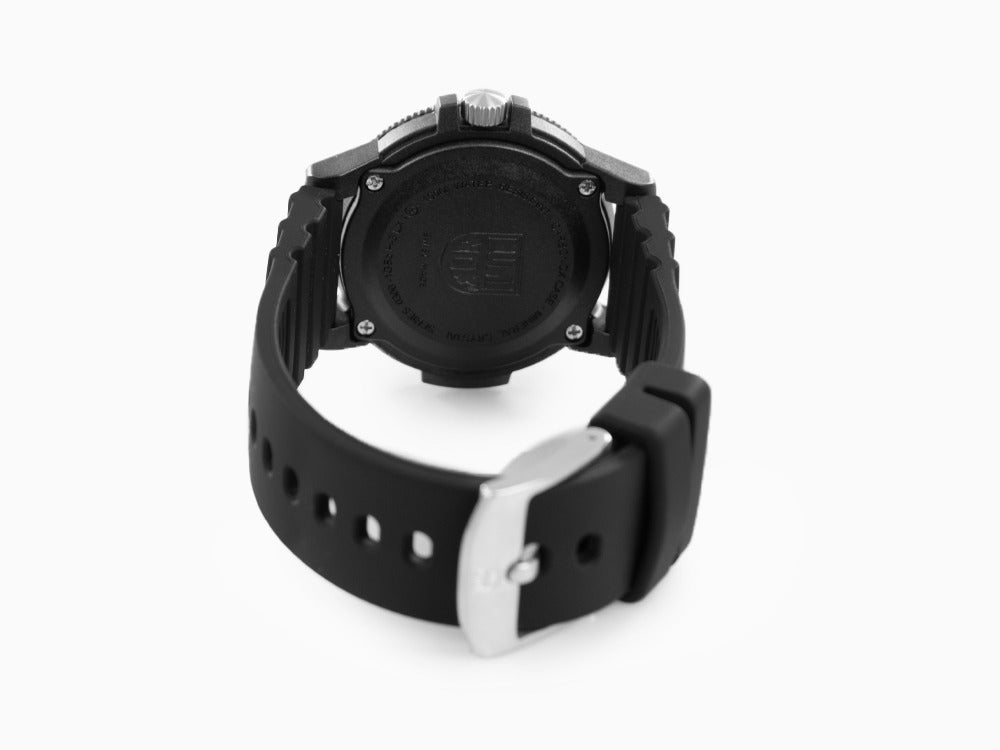 Montre à quartz Luminox Leatherback Sea Turtle, Noir, Carbone, 39mm, 10 atm