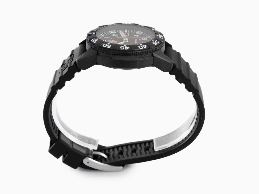 Montre à quartz Luminox Leatherback Sea Turtle, Noir, Carbone, 39mm, 10 atm