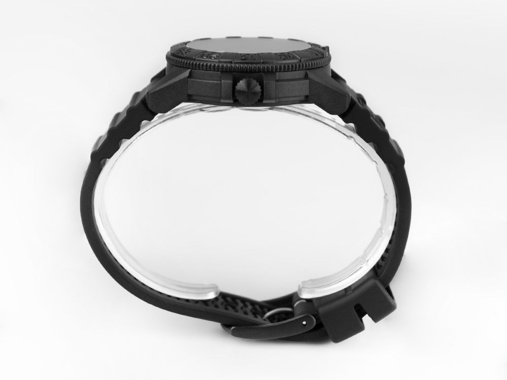 Montre à Quartz Luminox Leatherback Sea Turtle, Noir, Carbone, 39mm, 10 atm