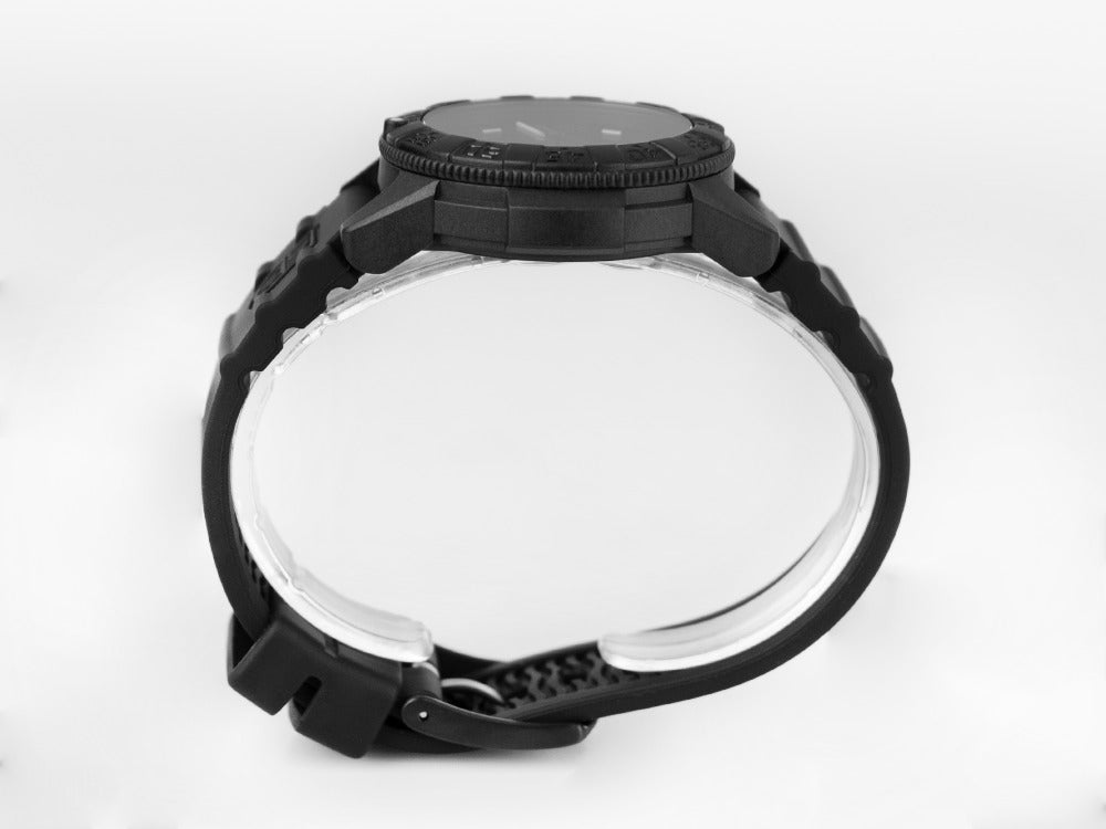 Montre à Quartz Luminox Leatherback Sea Turtle, Noir, Carbone, 39mm, 10 atm