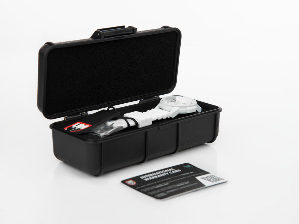 Montre à Quartz Luminox Leatherback Sea Turtle, Blanc, Fibre de verre, 39mm