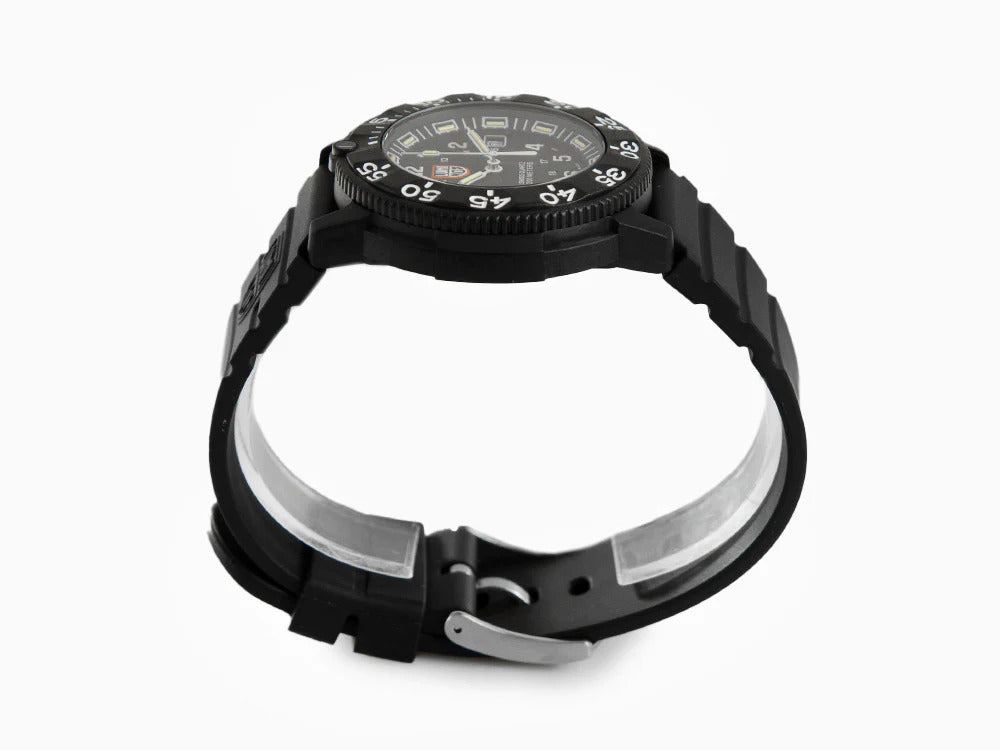 Montre à Quartz Luminox Sea Navy Seal, Carbone, Noir/Blanc, XS.3001