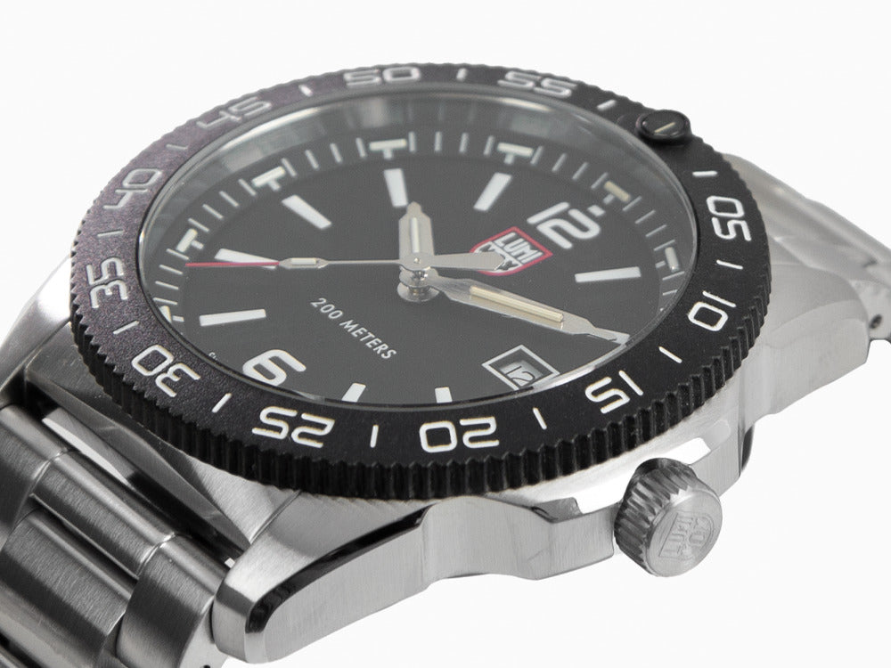 Montre à Quartz Luminox Sea Pacific Diver, CARBONOX, Noir, 44 mm, XS.3122