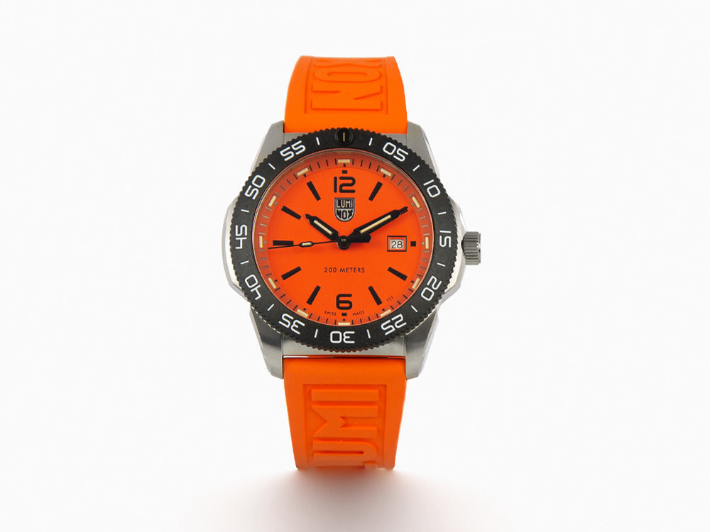 Montre à Quartz Luminox Sea Pacific Diver, Orange, 44 mm, Jour, 20 atm, XS.3129