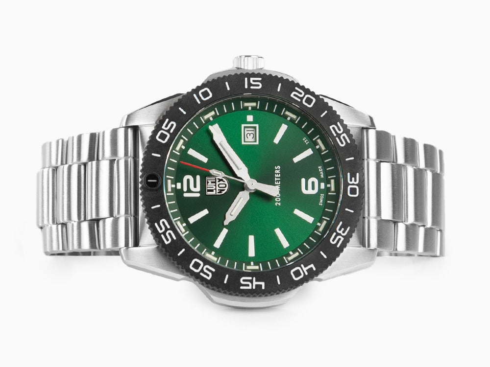 Montre à Quartz Luminox Sea Pacific Diver, Vert, 44 mm, Jour, 20 atm, XS.3137